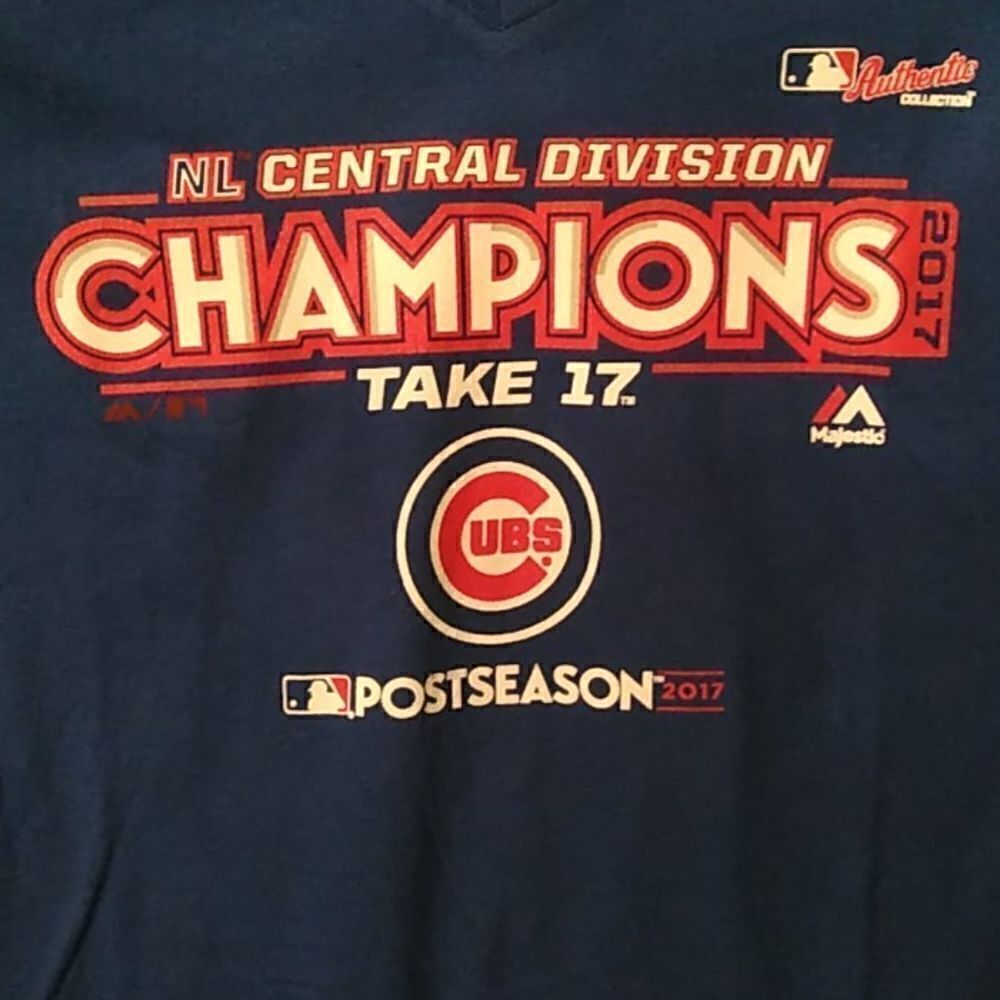 Cubs Tee, 2017 NL Championship NWT